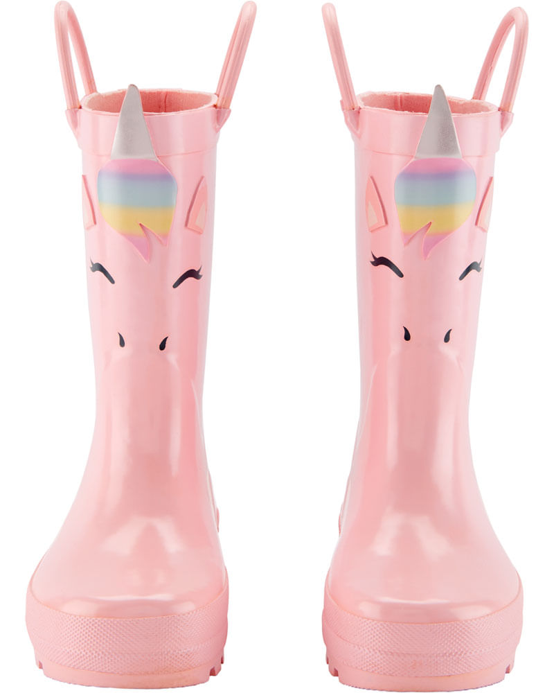 Botas De Lluvia Con Unicornio Rosa CF190565|Carter's