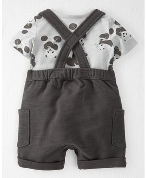 Conjunto De 2 Prendas Con Overol De Short De Hilo Flameado Orgánico Carter's Little Planet