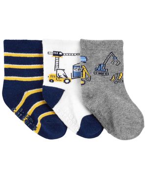 Paquete De 3 Calcetines Con Estampado Carter's