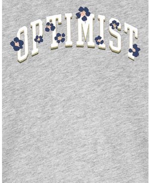 Playera De Jersey Con Manga Raglán Y La Leyenda “Optimist” Carter's