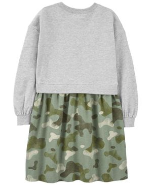 Vestido Sudadera Diseño De Camuflaje Carter's