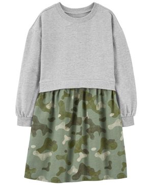 Vestido Sudadera Diseño De Camuflaje Carter's