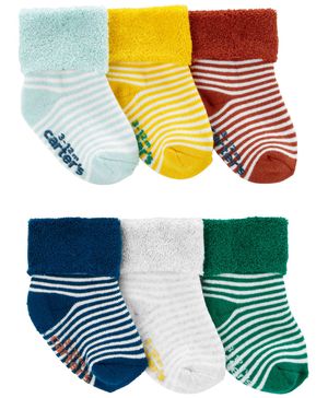 Paquete De 6 Pares De Calcetines Para Bebé Carter's
