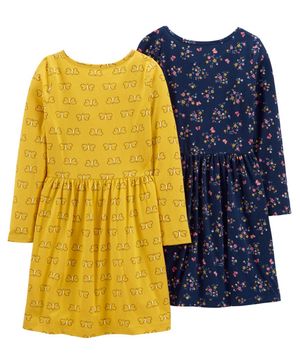 Paquete De 2 Vestidos De Jersey Carter's