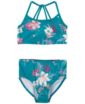 Traje De Baño De 2 Piezas Floral