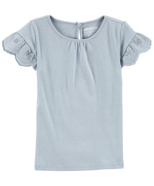Blusa Con Olanes De Encaje Oshkosh B'Gosh