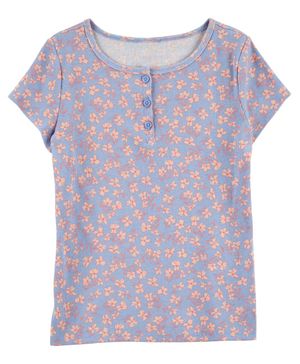 Blusa Acanalada De Flores Oshkosh B'Gosh