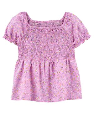 Blusa Fruncida De Flores Oshkosh B'Gosh