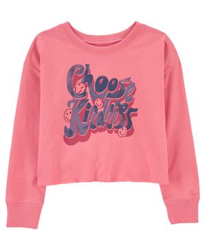 Suéter Corte Boxy "Choose Kindness" Oshkosh B'Gosh