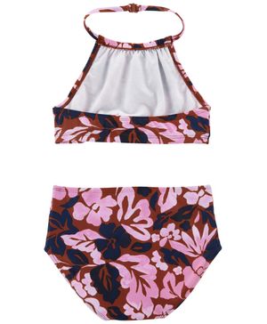 Traje De Baño De Flores De 2 Piezas