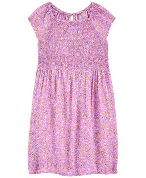 Vestido Fruncido Con Estampado Floral Lenzing Ecovero Oshkosh B'Gosh