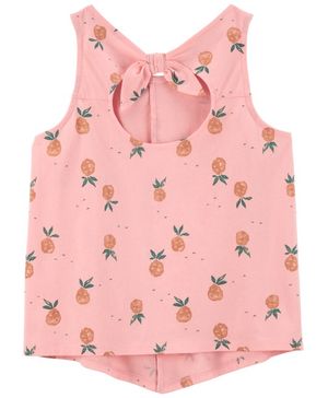 Blusa Sin Mangas Estilo Bandana Con Estampado De Piña Oshkosh B'Gosh