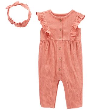 Conjunto De 2 Piezas Romper Y Diadema Carter's
