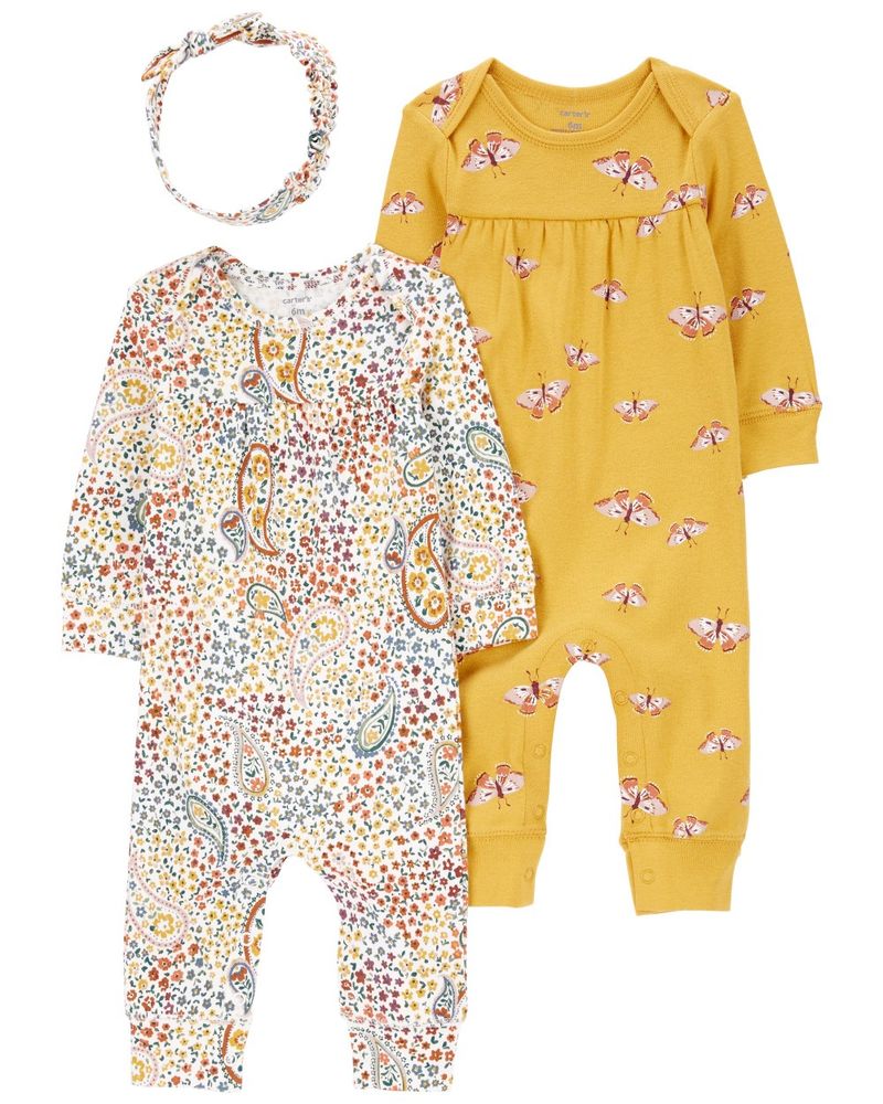 Pack de 2 pijamas para bebé de algódon orgánico