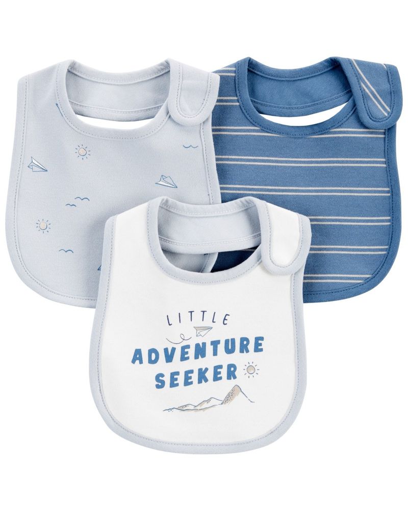 Pack x4 baberos impermeables Carter´s – Baby Look Store