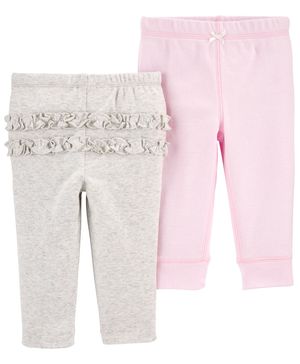 Paquete De 2 Pantalones De Algodón Carter's