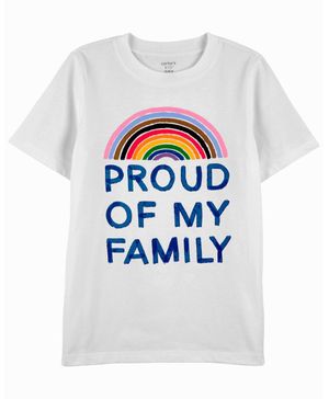 Playera Pride De Punto Diseño De Arcoíris Carter's