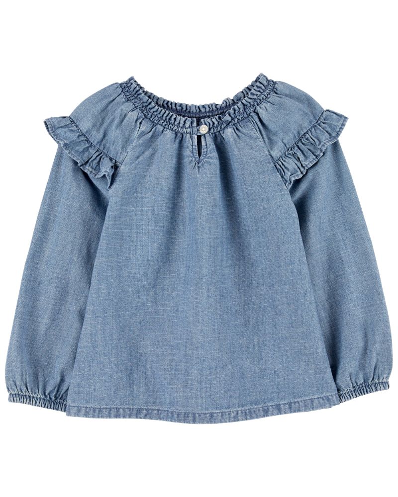 Blusas best sale en chambray