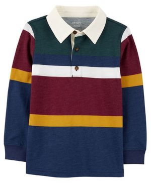 Camisa Tipo Polo De Manga Larga Carter's