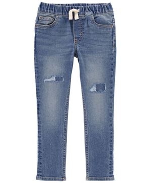 Pantalones Fáciles De Poner Rasgados Y Parchados Oshkosh B'Gosh