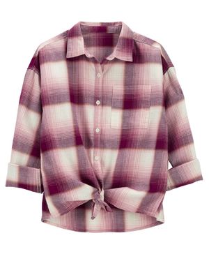 Camisa A Cuadros Con Botones Oshkosh B'Gosh