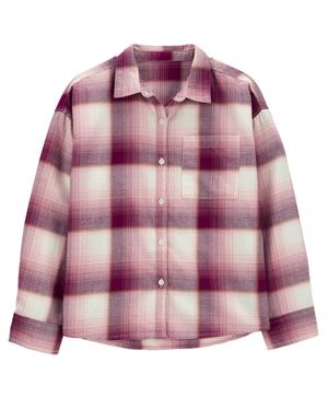 Camisa A Cuadros Con Botones Oshkosh B'Gosh