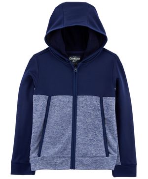 Chamarra De Bloques De Color Con Capucha Y Cierre Oshkosh B'Gosh