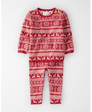 Conjunto De Algodón Orgánico En Punto De Suéter Con Estampado Fairisle Carter's Little Planet
