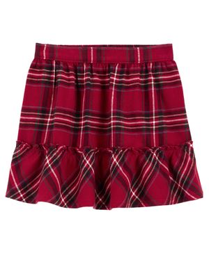 Falda De Sarga A Cuadros Carter's