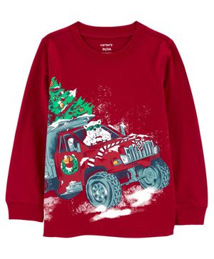 Playera De Punto Navideña De Oso Polar Carter's