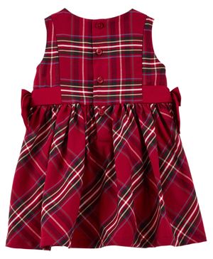 Vestido A Cuadros Satinado Carter's