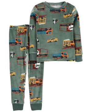 Pijama Holgada De 2 Piezas De Camiones Carter's