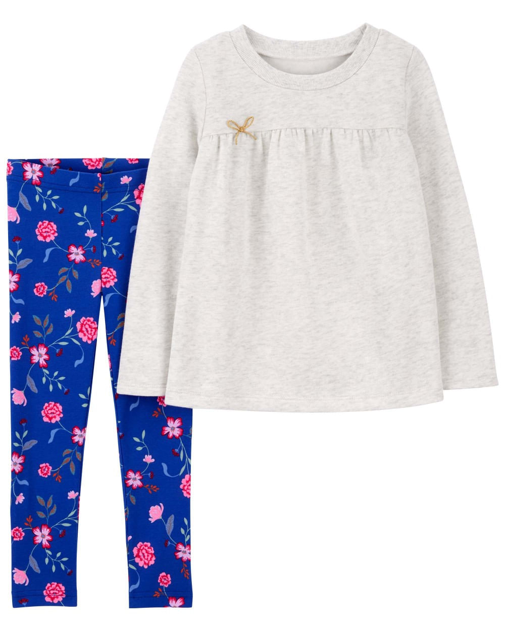 Rene Rofe Conjunto de pijama para bebé niña – 2 piezas de manga larga  camisa, ropa de dormir Joggers, calcetines (niños pequeños)