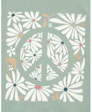 Playera Con Esampado Peace Carter's