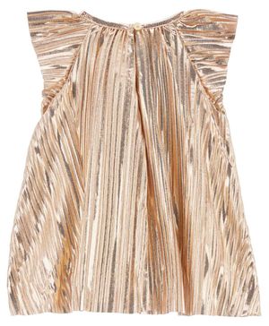 Vestido De Fiesta Plisado Metalizado Oshkosh B'Gosh