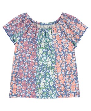 Blusa Acanalada Con Estampado Floral Oshkosh B'Gosh
