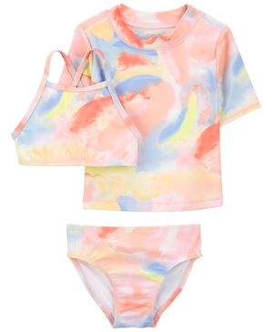Conjunto De 3 Piezas De Traje De Baño De Licra, Tankini Top & Bottoms Carter's