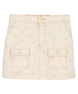 Falda De Mezclilla Con Estampado Floral Oshkosh B'Gosh