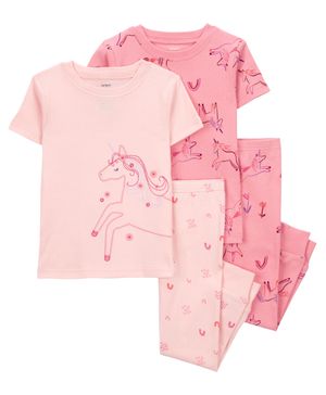Pijama De 4 Piezas De Unicornio Carter's