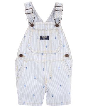 Short Overol Con Estampado De Anclas Oshkosh B'Gosh