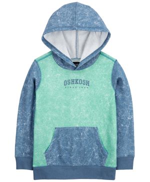 Suéter Con Capucha De Microfibra Deslavado Oshkosh B'Gosh