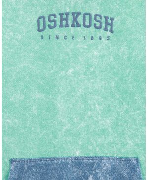 Suéter Con Capucha De Microfibra Deslavado Oshkosh B'Gosh