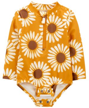 Traje De Baño De 1 Pieza Girasol De Carter's