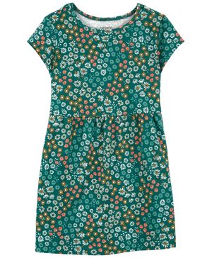 Vestido De Algodón Floral Carter's
