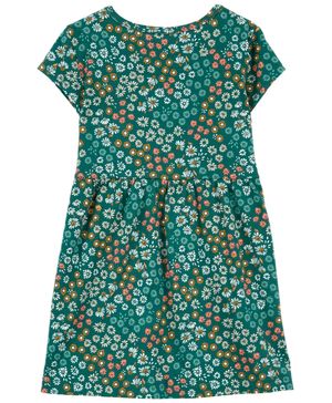 Vestido De Algodón Floral Carter's