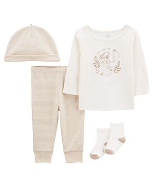 Conjunto De 4 Tops Y Leggings Carter's