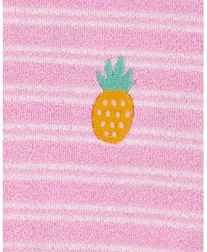 Conjunto De 2 Piezas Color Rosa Con Bordado De Piña Carter's