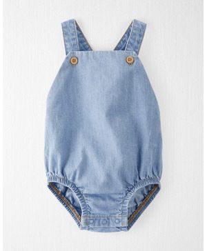 Romper De Chambray De Algodón Orgánico Carter's Little Planet