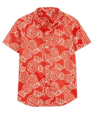 Camisa Abotonada Con Piña Carter's