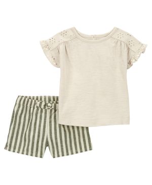 Conjunto De 2 Piezas De Short Carter's